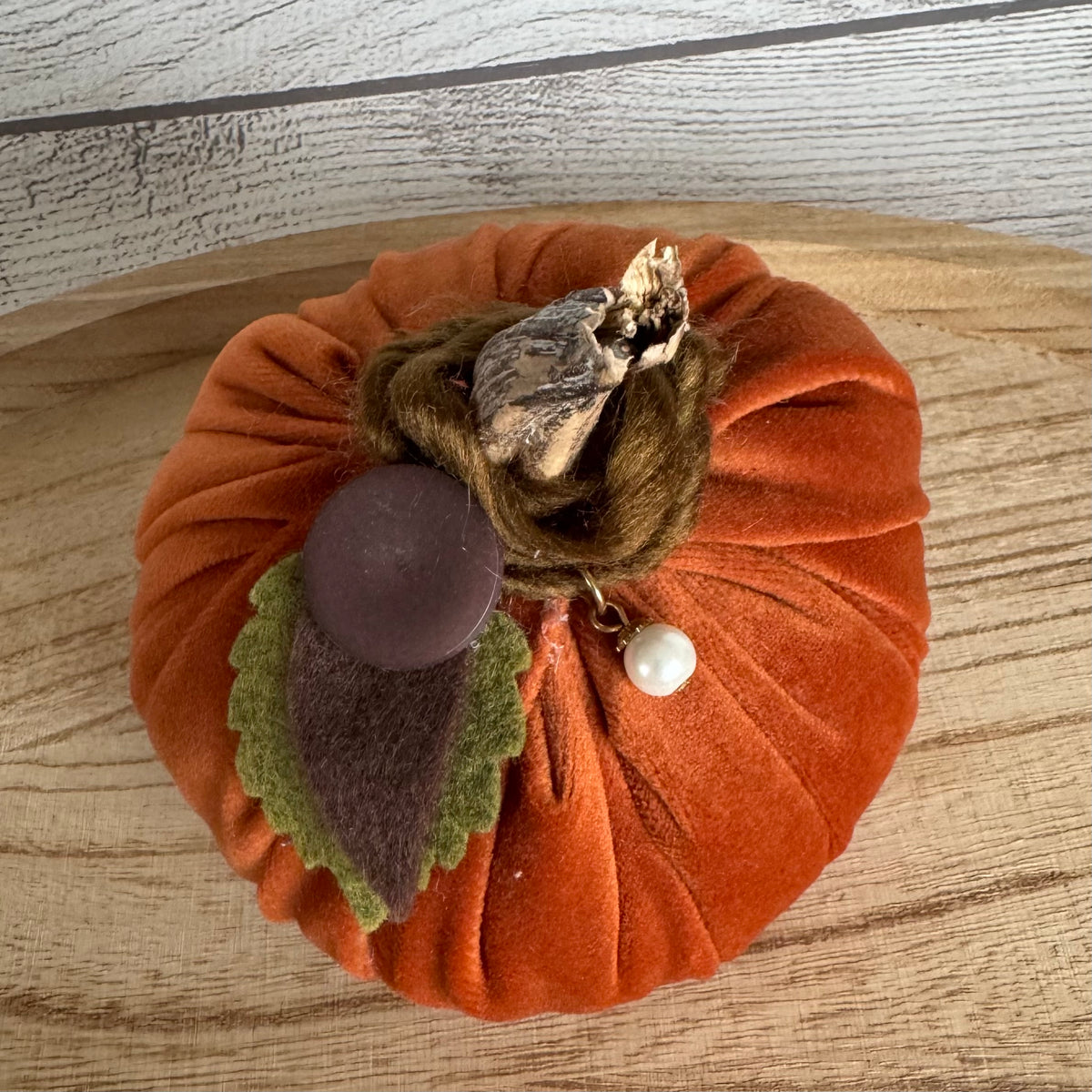Medium Orange Velvet