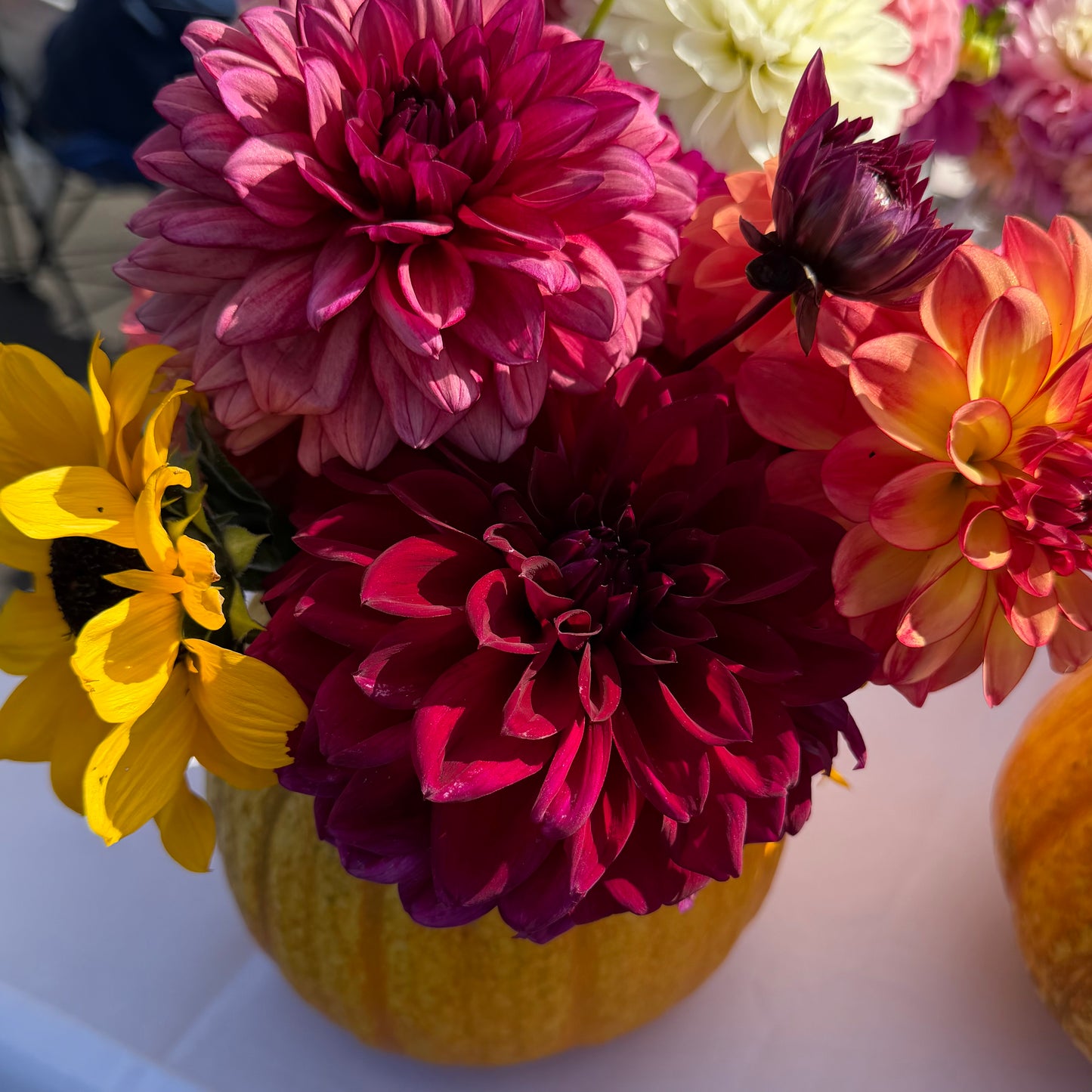 Pumpkin Flower Bouquet