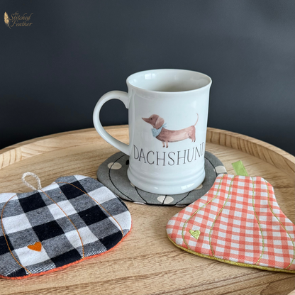 Modern Fall Mug Rug Set