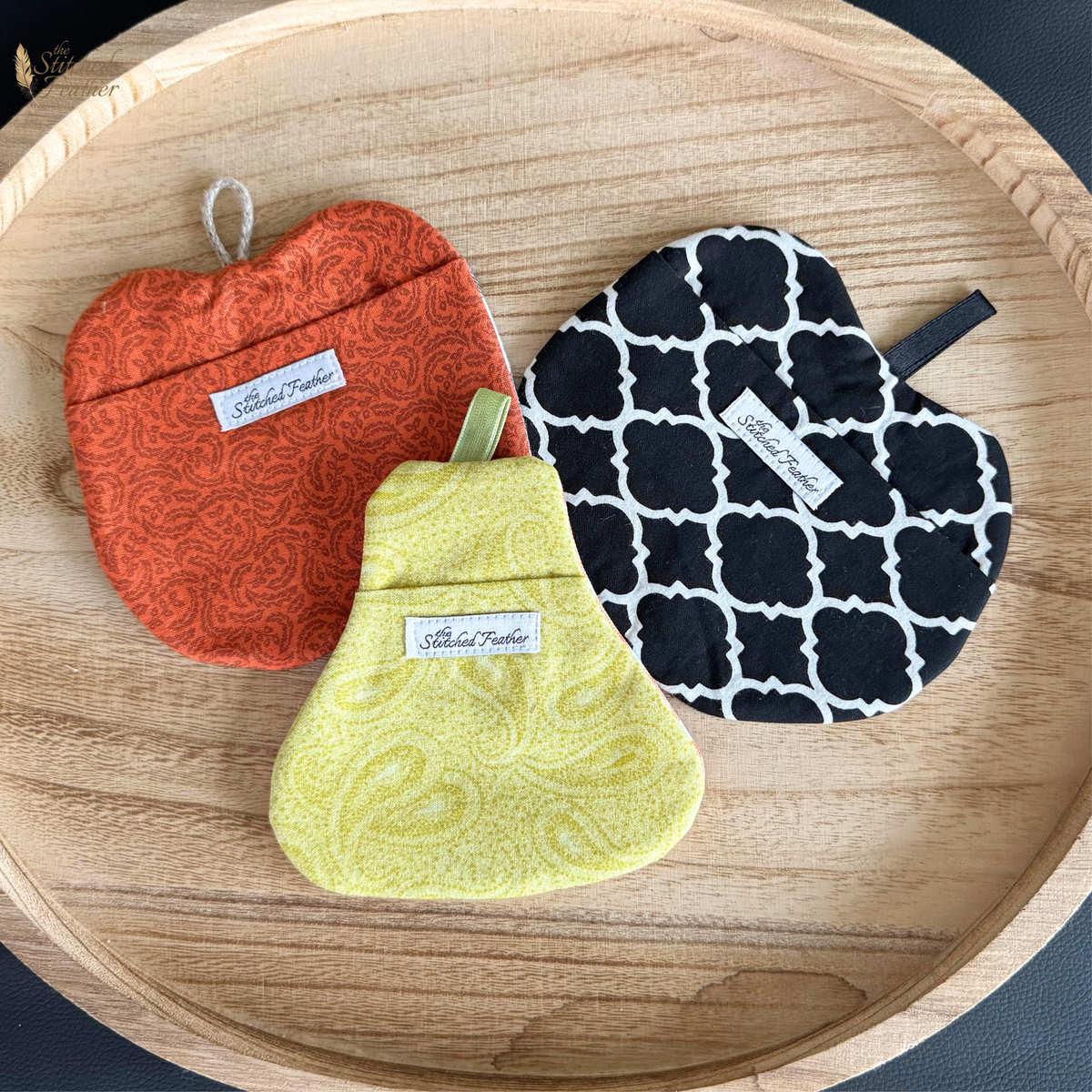 Modern Fall Mug Rug Set